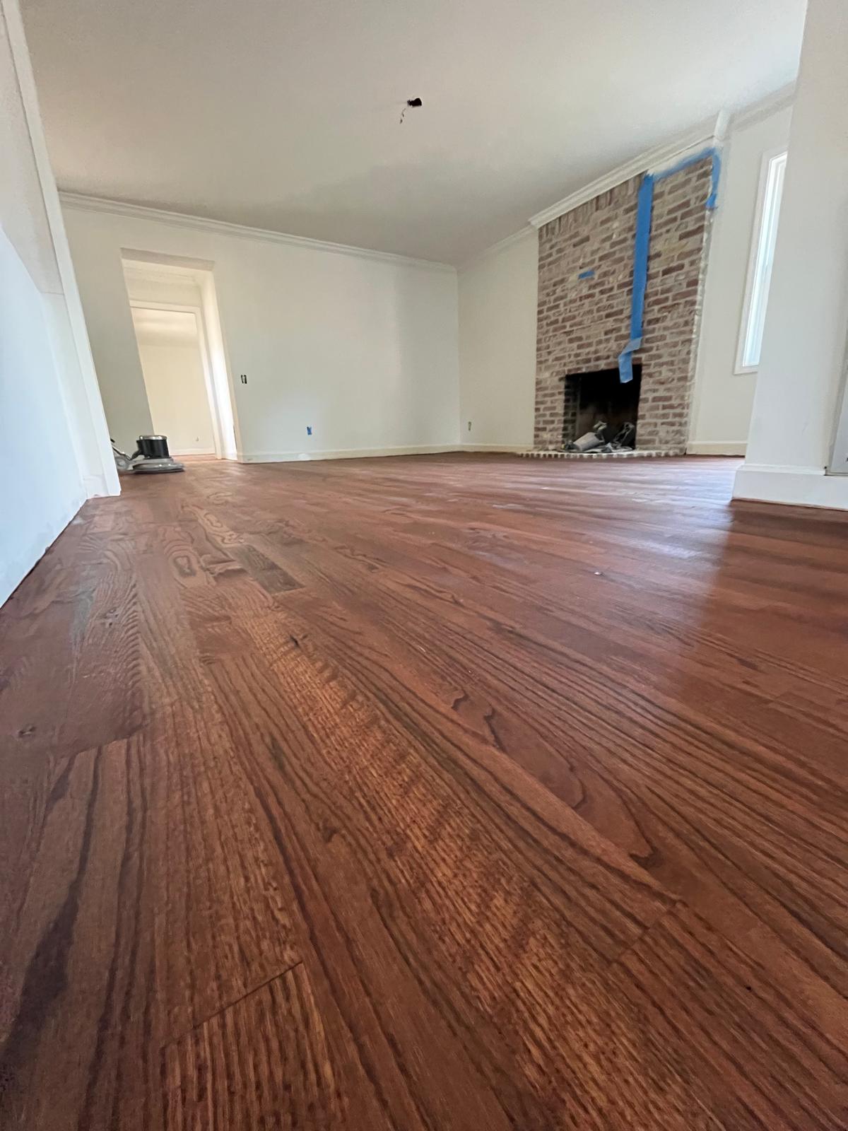 Hardwood flooring installation